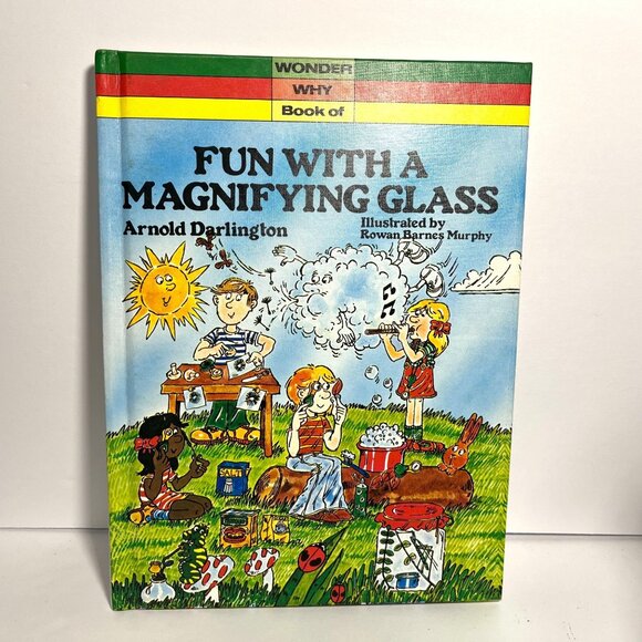 Wonder Why Book Of Fun With A Magnifying Glass By Arnold Darlington 1978 - Picture 1 of 6